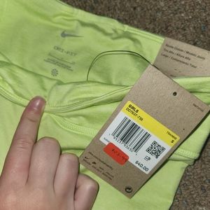 Girls cool lemon lime leggings Nike